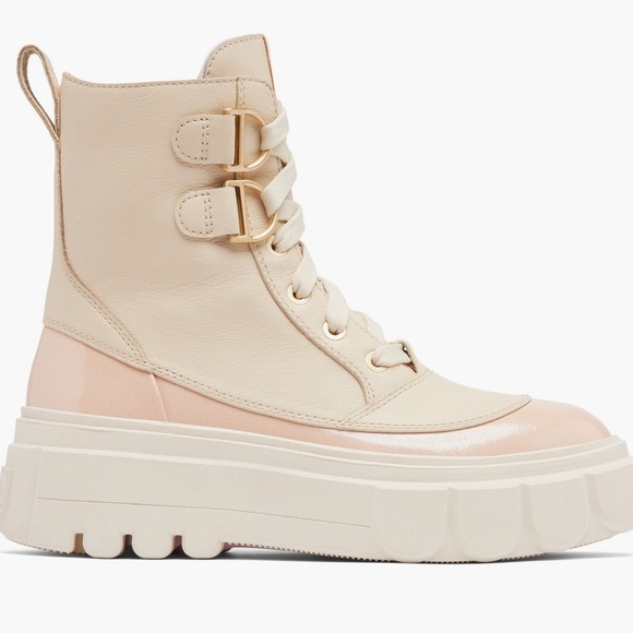NWOB SOREL Caribou X waterproof bleached/ceramic chalk High-Top Boots size 9M - Picture 3 of 12